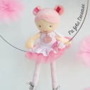 Doudou Julijou Panenka baletka Lily Rose 36 cm