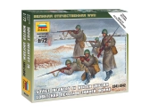 Zvezda figurky - sovětská pěchota (zimní uniforma) (1:72)