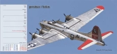 Stolní kalendář Aircraft 2026