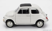 Bburago Fiat 500f Closed Roof 1965 1:16 biela