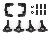RC10B6.4 -1 mm plastové náboje kolies a predné držiaky nábojov riadenia vrátane vložiek, 2 + 2 + 2 ks