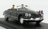 Rio-models Citroen Ds Cabriolet With Figure General De Gaulle 1959 1:43 Black