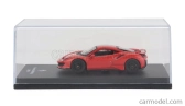 Edicola Ferrari 488 Pista 2018 - Con Vetrina - With Showcase 1:64 Rosso Corsa 322 - Červená