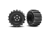 Traxxas kolo 3.6/4,7", disk Sand Car černý, pneu belted paddle (zadní) (pár)