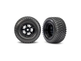 Traxxas kolo, disk Sand Car černý, pneu Gravix (zadní) (pár)