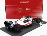 Minichamps Haas F1  Vf-22 Team Haas N 47 Brazilian Gp 2022 Mick Schumacher 1:18 Bílá Černá Červená