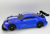 ROZBALENO-RC auto Drift Car s kouřem a LED, modrá