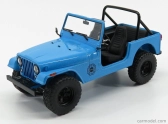Greenlight Jeep Cj-7 Dharma Open 1982 - Lost 2004 - 2010 1:18 Světle Modrá