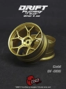 DS Racing Drift Feathery 5Y disky na kolesá ( zlaté ) 2 ks