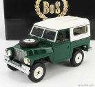 Bos-models Land rover Land 90 Ii Series Lightweight Soft-top Closed 1973 1:18 Green White