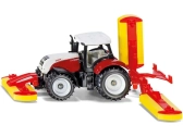 SIKU Blister - traktor Steyr se sekacími nástavci