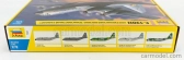 Zvezda Lockheed martin C-130h Hercules Aereo Da Trasporto Militare 1954 - Usa Air Force Airplane 1:72 Grey