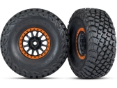 Traxxas kolo 3.2/2.2", disk Method Racing oranžový, pneu Baja KR3 (2)