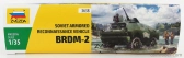 Zvezda Brdm Tank Soviet Armored Reconnaisance Vehicle Brdm-2  1999 1:35 /