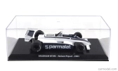 Edicola Brabham F1  Bt49c Parmalat Racing Team N 5 World Champion Season 1981 Nelson Piquet - Con Vetrina - With Showcase 1:24 Bílá Modrá