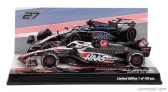 Minichamps Haas F1  Vf-23 Team Moneygram Haas N 27 Austin Usa Gp 2023 Nico Hulkenberg 1:43 Bílá Černá Červená
