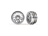 Traxxas disk 1.0" twin-spoke polomatný chróm (2)
