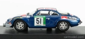 Trofeu Renault Alpine A110 Rally Bandama 1977 M.le Gall - Y. Le Gall 1:43 Blue Met