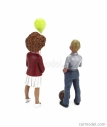 Le mans miniatures Figures Set 2x Bambini Con Palloncini - Children With Balloon Tessa & Nils 1:18 Různé