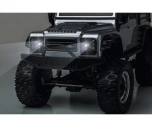 RC auto Land Rover Defender Rock Crawler, strieborná