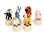 Bigjigs Toys Dřevěná mačkací zvířátka 1ks