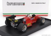 Brumm Ferrari F1 126c4 N 28 Belgium Gp 1984 Rene Arnoux - s figúrkou vodiča 1:43 červená čierna