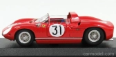 Art-model Ferrari 250p Spider Ch.0812 N 31 2nd 12h Sebring 1963 Mairesse - Vaccarella - Bandini 1:43 Red