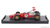 Brumm Ferrari F1 312 N 15 Spain Gp 1969 Chris Amon - s figúrkou vodiča 1:43 červená biela