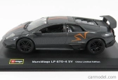 Bburago Lamborghini Murcielago Lp670-4 Sv Superveloce China Limited Edition 2011 1:32 Grey Met