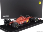 Looksmart Ferrari F1  Sf-23 Team Scuderia Ferrari N 16 4th Singapore Gp 2023 Charles Leclerc - Con Vetrina - With Showcase 1:18 Červená Černá