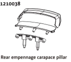 1210038 - Rear Wing & Body Mount - Rally