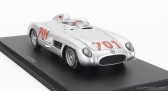 Spark-model Mercedes benz 300 Slr 3.0l S8 Team Daimler-benz Ag N 701 Mille Miglia 1955 K.kling 1:43 Strieborná