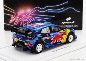 Spark-model Ford england Puma Rally1 Team Ford World Rally M-sport N 8 Winner Rally Chile 2023 Ott Tanak - Martin Jarveoja 1:43 Modrá Žlutá Červená