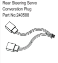 HBP240588 - Rear Steering Servo Converstion Plug
