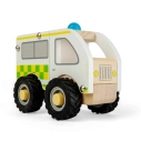 Bigjigs Toys Dřevěná mini sanitka