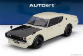 Autoart Nissan Skyline 2000 Gt-r (kpgc110) Vyladená verzia Coupe 1973 1:18 Biela čierna
