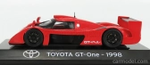 Edicola Toyota Gt-one 1998 - Con Vetrina - S vitrínou 1:43 červená čierna