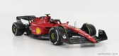 Bburago Ferrari F1-75 Scuderia Ferrari N 55 Season 2022 Carlos Sainz 1:18, červená