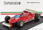 Brumm Ferrari F1 312t5 N 2 Monaco Gp 1980 Gilles Villeneuve 1:43 červená