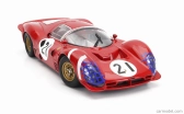 Werk83 Ferrari 330 P3 4.0l V12 Coupe Team Ferrari Sefac N 21 24h Le Mans 1966 Lorenzo Bandini - Jean Guichet 1:18 červená