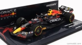 Minichamps Red bull F1 Rb18 Team Oracle Red Bull Racing N 11 Winner Singapore Gp 2022 Sergio Perez 1:43 Matná modrá žltá červená