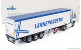 Eligor Volvo Fh 500 Truck Cassonato Lannepoudenx Transports 2020 1:43 Bílá Modrá