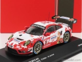 Ixo-models Porsche 911 991-2 Gt3 R Team Frikadelli Racing N 31 24h Nurburgring 2019 S.muller - R.dumas - M.campbell - M.jaminet 1:43 Červená biela