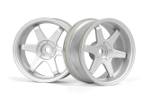TE37 disky 26mm stříbrné (6mm offset) 2ks