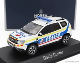 Norev Dacia Duster Police Nationale 2021 1:43 Bílá Modrá Žlutá
