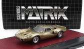 Modely v mierke Matrix Ford usa Gt40 Mkiii 1967 1:43 Gold Met