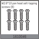 M2.6*10 pan head selt-tapping screws (8)