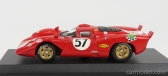 Best-model Ferrari 312p 3.0l V12 Coupe Team N.a.r.t N 57 1:43, červená
