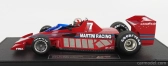 Gp-repliky Brabham F1 Bt46 Alfa Romeo Prototype Martini Racing N 7 Testovacia verzia (s figúrkou pilota) 1977 John Watson - Con Vetrina - S vitrínou 1:18 Červená