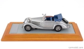 Ilario-model Mercedes benz 540k Sn154157 Sindelfingen Cabriolet A Open 1937 1:43 Stříbrná Modrá